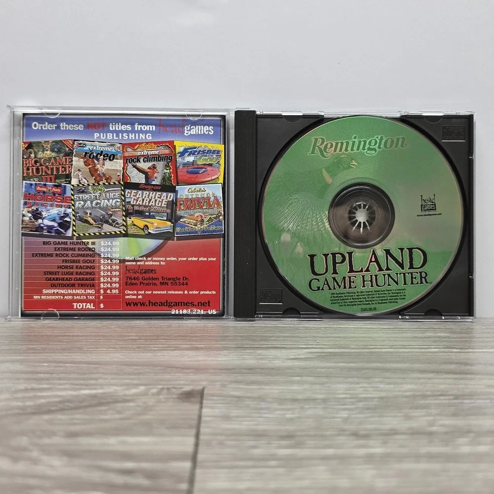 Remington Upland Game Hunter Jewel Case (PC, 2000) Vintage PC GAME